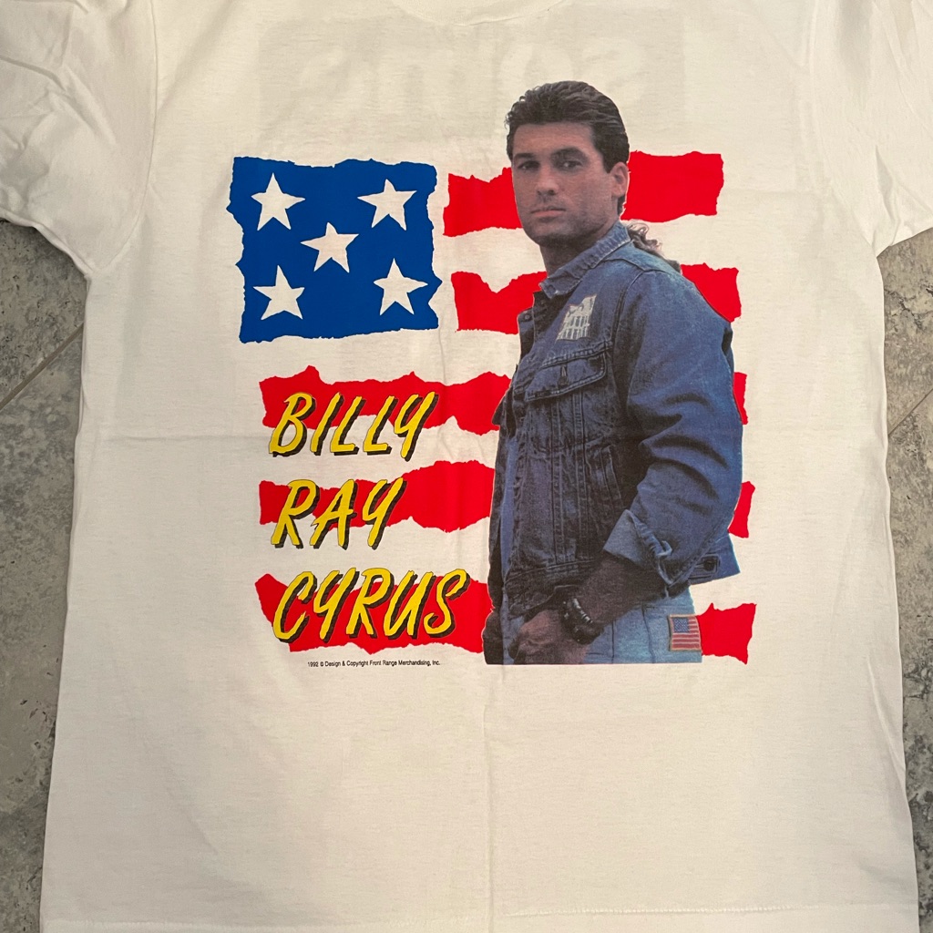Billy Ray Cyrus Vintage Tee Shirt  1992 Never Worn